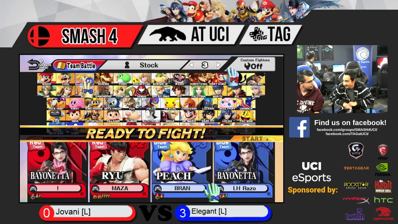 Smash 4 at UCI #47 feat. K9, KiraFlax, Razo, Bran