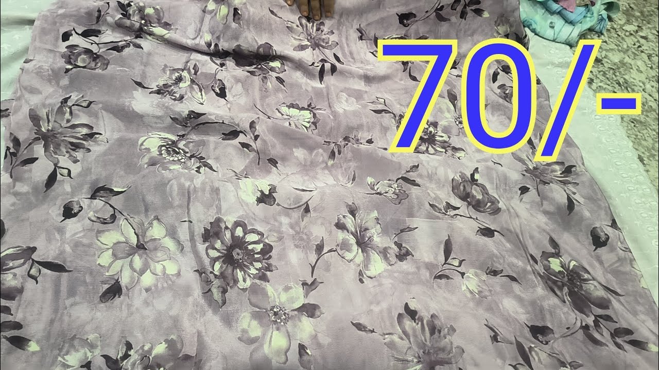 9703630885💞♥️ 💯 2 meter crepe silk piece only 70/-♥️💞