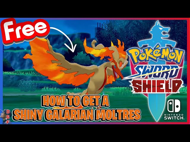 Online Competition Shiny Galarian Moltres - Sword & Shield