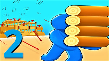 🏹 Stack Build IO: Brick Castle 🏰 GAMEPLAY Part 2 Levels 7-11 (Android, iOS)