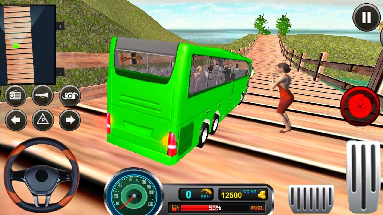 Uphill Offroad Bus Driving Sim Gameplay 146 - Best Mobile Bus Games - Android iOS Gameplay