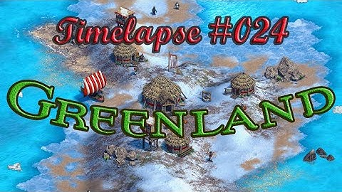Scenario Editor Timelapse #024: Greenland [Age of Empires 2: DE]