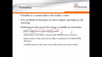 Cisco UCCE 11 5    Chapter 6   Variable and  Formula