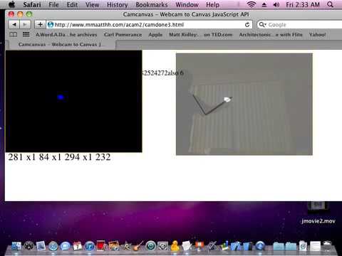 Javascript and Flash webcam control