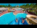 Piscine et toboggans de lespace aquatique du camping sanguinet plage