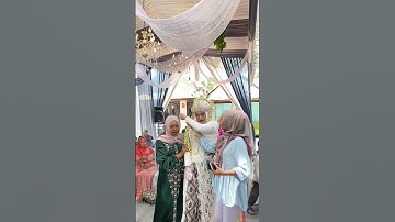 Viral pengantin nangis tanpa pendamping orang tua 😥 #viral #pengantin #jiwayangbersedih #shorts