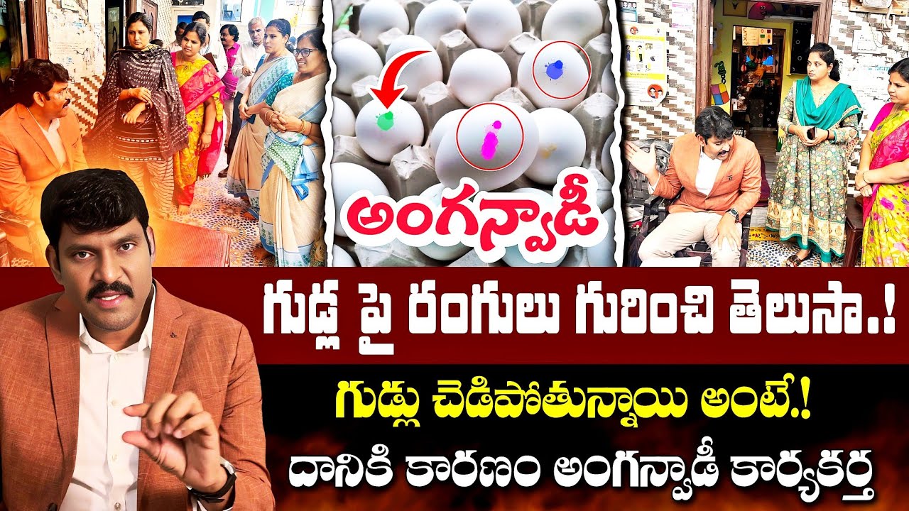అంగన్వాడీ గుడ్లు పై ఎక్కువ ఫిర్యాదులు వస్తున్నాయి || Ap State Food Commission Chairman || Anganwadi 