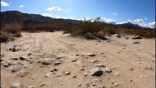 anza borrego coyote canyon 3rd crossing on gravel bike