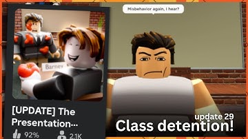 CLASS DETENTION UPDATE IN The Presentation Experience