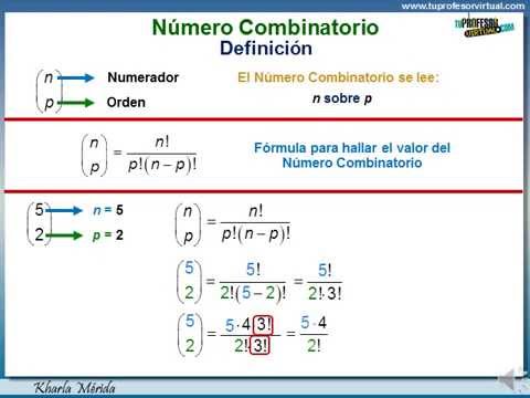 Numeros combinatorios propiedades