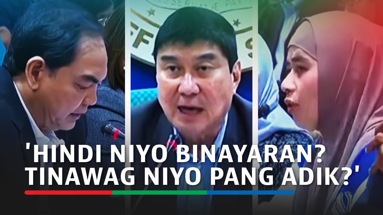 Hindi nabayaran? Tulfo ginisa ang may-ari ng lumubog na MV Trisha Kerstin 3 | ABS-CBN News