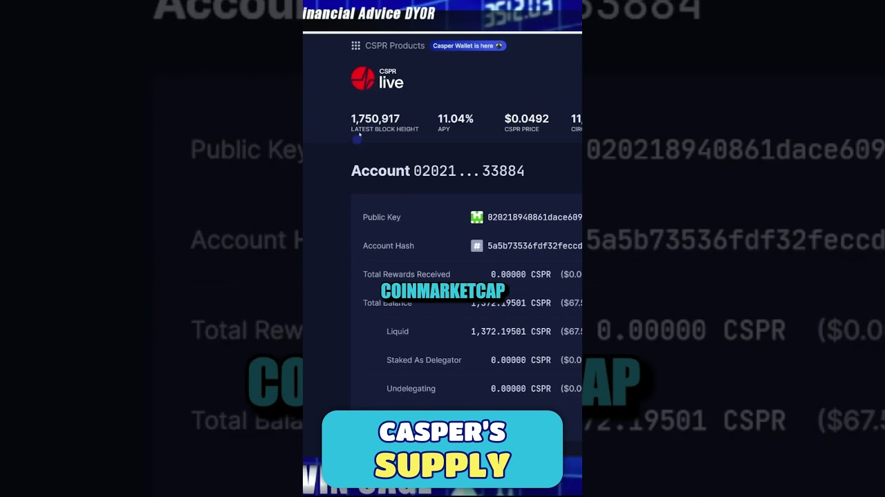 Casper Circulating Supply Is Out Of Competition 