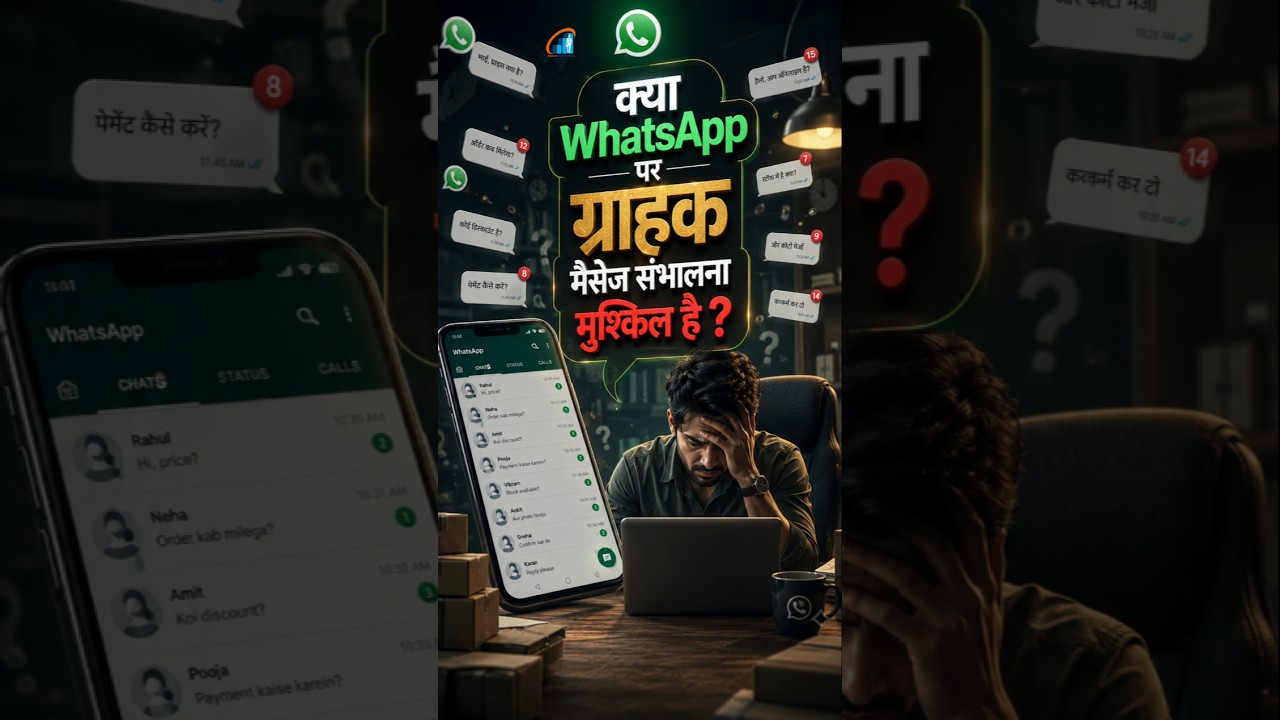 क्या आपका WhatsApp Leads और Orders संभालता है? #marketingtips#WhatsAppAutomation#LeadGeneration