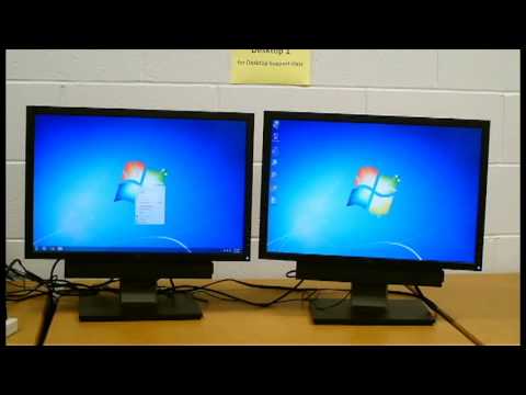 How To Setup Two Monitors On One Computer Vista