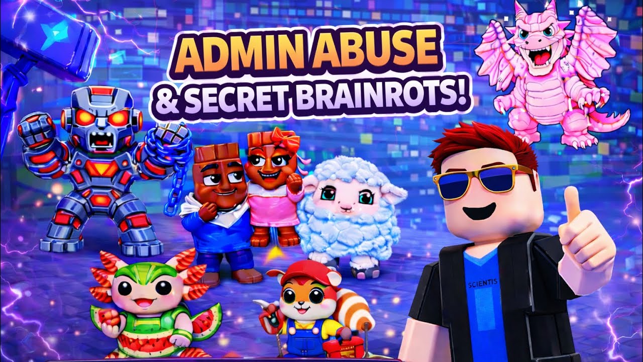 ADMIN ABUSE 😈 + SECRET BRAINROTS! Я ЗАСПАВНИВ MYTHIC?!