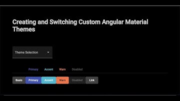 Theming Angular Material