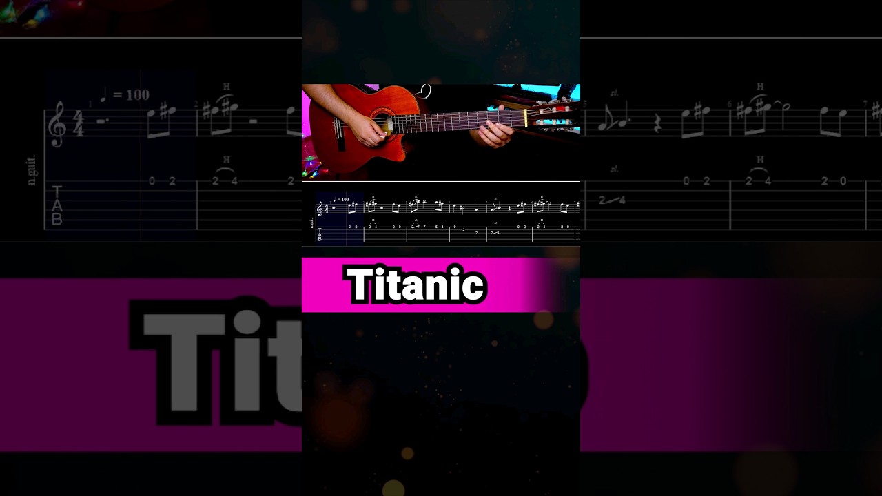 TITANIC | گیتار آهنگ تایتانیک