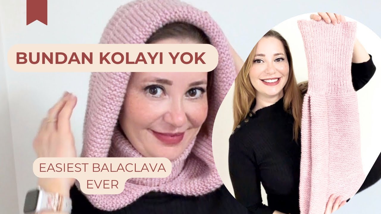 Bu kadar kolay balaklava görmediniz! (Eksiltme yok, arttırma yok)- The Easiest Balaclava Tutorial