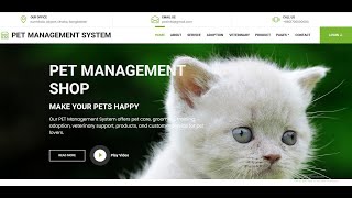 🎥 Pet Management System | Final Year Project | Web-Based Platform for Pet Care 🐶🐱 @CSE & @Green