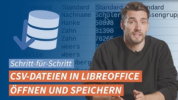 CSV-Dateien in LibreOffice richtig öffnen und speichern – in Vorbereitung für den IServ-Import