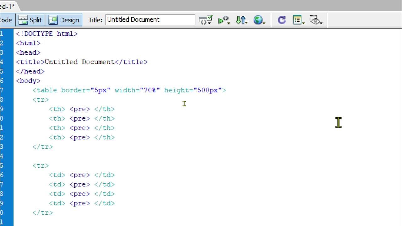 ROWSPAN &COLLSPAN || FORMAT TABLE USING INLINE CSS || HTML - YouTube