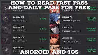 How to read fast pass and daily pass from webtoon for free (Android & IOS) TIMESTAMPS INCLUDED screenshot 3