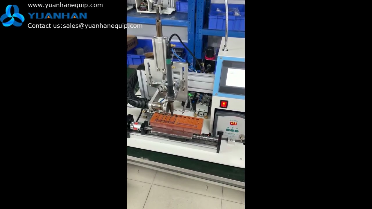 Semi-automatic wire soldering machine - Yuanhan