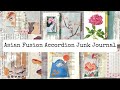 Asian Fusion Accordion Junk Journal (NO SEWING) - Part 1/Digital Collage Club Design Team Project