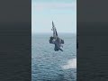 American F/A-18C Super Hornet Insane Cobra Landing on Aircraft Carrier
