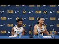 Cal Men's Basketball: Jalen Cone & Jaylon Tyson Postgame Press Conference vs. Colorado