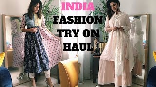 INDIAN FASHION  - W FOR WOMAN SPRING SUMMER COLLECTION , AMAZON INDIA,BUNAAI HAUL| KERALA VISHU 2019 screenshot 5