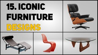 15 MOST ICONIC FURNITURE DESIGN IN HISTORY