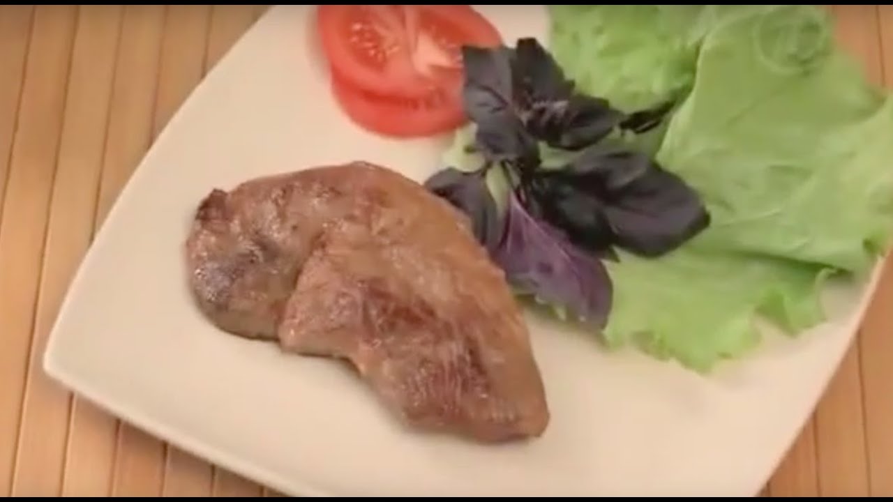 Запечённое мясо в микроволновке.