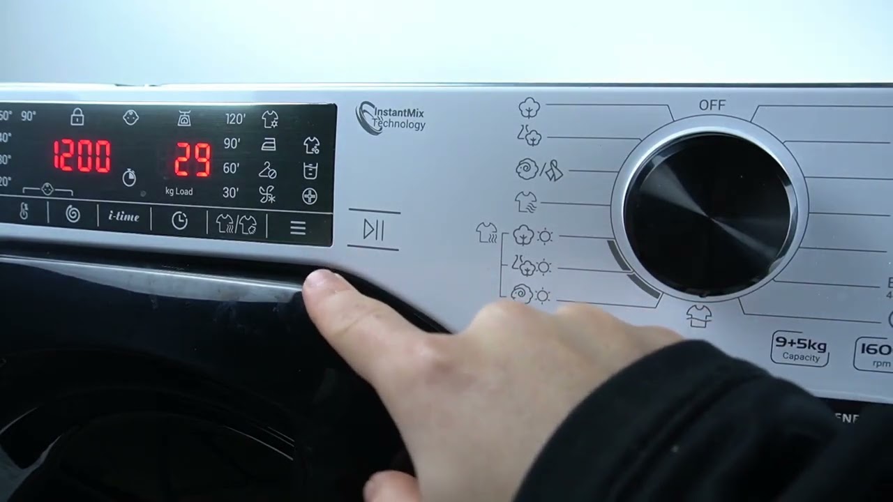 HAIER HWDQ90B416FWB-S – Como ativar Enxágue Extra (movimento de subida)