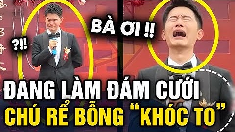 Đang làm ĐÁM CƯỚI, chú rể bỗng ngửa mặt lên trời KHÓC NỨC NỞ khi thấy con bướm trắng | Tin 3 Phút