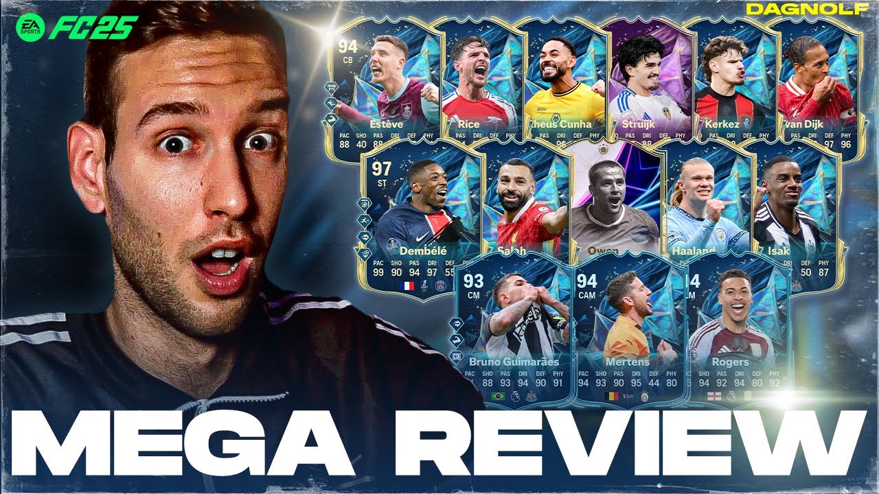 MAXI REVIEW TOTS PREMIER | ROGERS GUIMARAES ISAK HAALAND SALAH RICE VAN DIJK E TANTI ALTRI | FC25