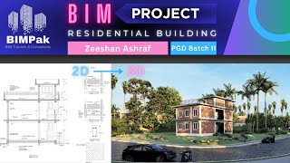 BIM and Beyond: Residential Building Animation in 3D [BIM Project]