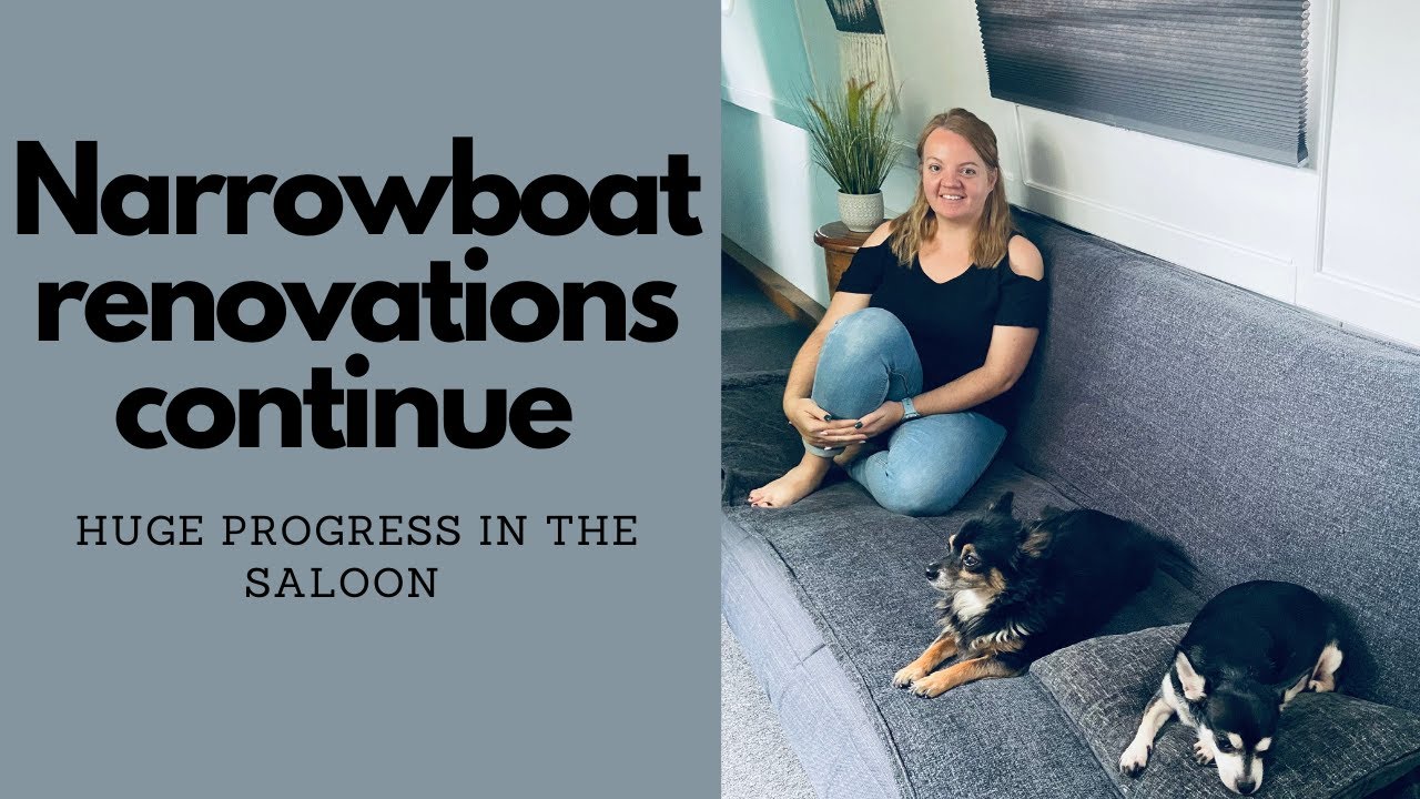 HUGE PROGRESS in the Saloon! Continuing with the NARROWBOAT RENOVATIONS!