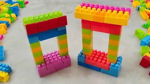 Satisfying DIY Food counter ASMR/ Building Blocks/block game/lego building fun #asmr#buildingblocks