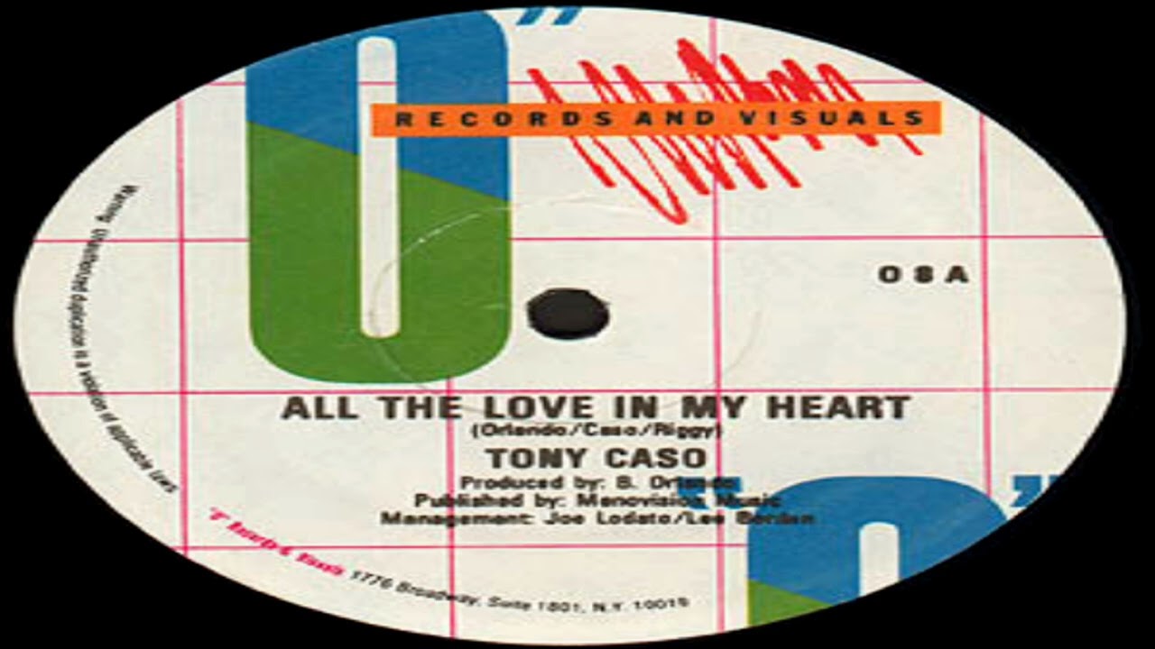 Tony Caso - All The Love In My Heart. - YouTube