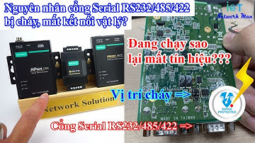 Phần 1: Nguyên Nhân Cổng Serial RS232/485/422 bị cháy, mất kết nối cổng vật lý.