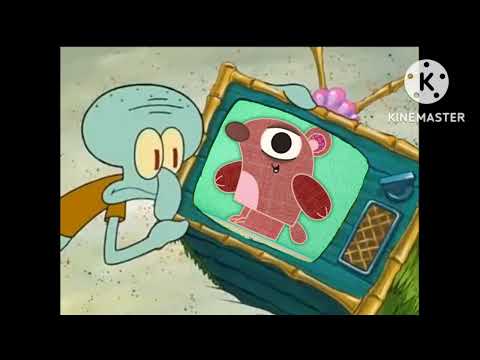 Patchwork pals on TV but It's SpongeBob SquarePants Squidward TV Patchwork Pals