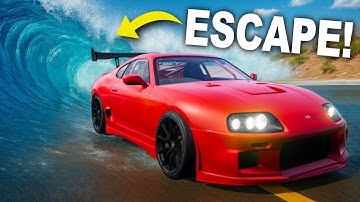 ESCAPE THE FLOOD! - BeamNG