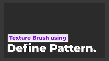 How to create a texture brush in photoshop