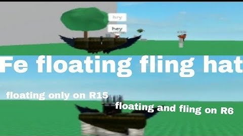 Roblox Fe Script Showcase | Fe floating fling hat | Fluxus and Hydrogen