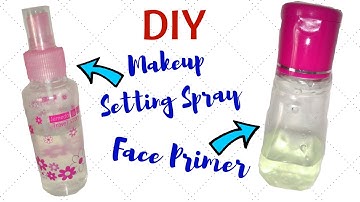 Homemade Face Primer And Makeup Setting Spray For Gorgeous And Flawless Skin