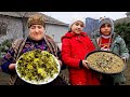 ANOTHER HEALTHY RECIPE WITH LOVE IN OUR VILLAGE! GRANDMA NAILA COOKING A UNIQUE PILAF FOR FAMILY