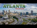 Amazing 4k Video of Atlanta Skyline: Trees and Cranes