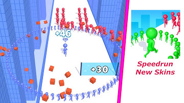 Circles Run 3D - New Skins - Speedrun - Gameplay Walkthrough - Level 11 to 13