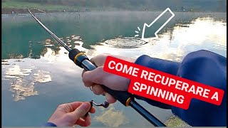 PESCA TROTA LAGO A SPINNING TUTORIAL COME RECUPERARE A SPINNING screenshot 2